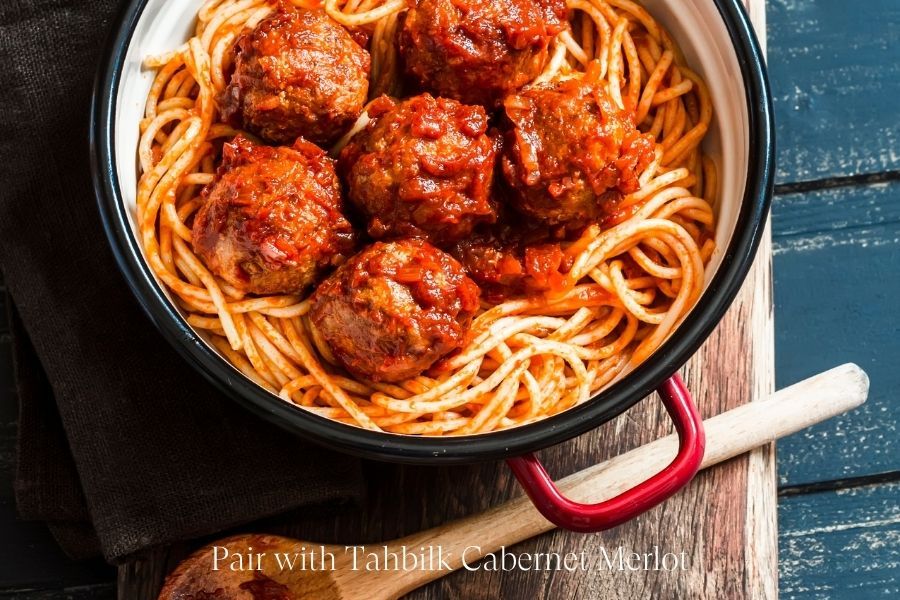 Spaghetti Meatballs with sneaky veggies 